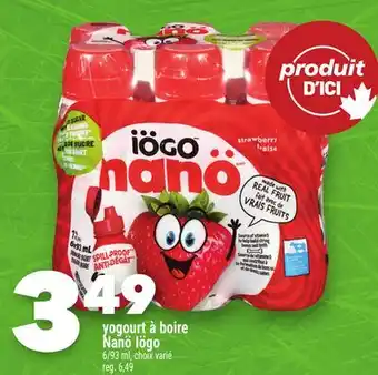 Marche Ami yogourt à boire Nanö Iögo offer