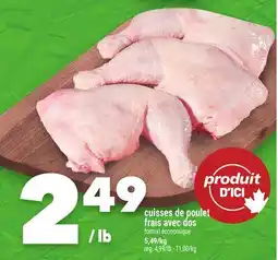 Marche Ami cuisses de poulet frais avec dos offer