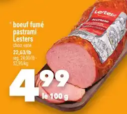 Marche Ami bœuf fumé pastrami Lesters offer