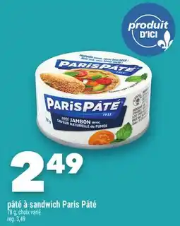 Marche Ami pâté à sandwich Paris Pâté offer