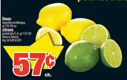 Super C limes ou citrons | limes or lemons offer