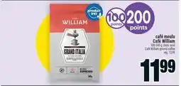 Super C café moulu Café William | CaféWilliam ground coffee offer