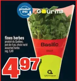Super C fines herbes | assorted herbs offer