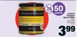 Super C moutarde biologique Maison Orphée | Maison Orphée organic mustard offer