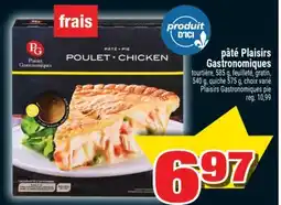 Super C pâté Plaisirs Gastronomiques | Plaisirs Gastronomiques pie offer
