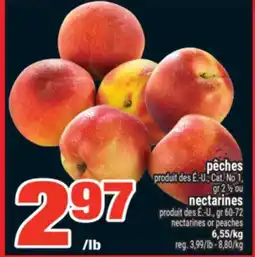 Super C pêches | nectarines offer