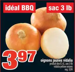 Super C oignons jaunes vidalia | vidalia yellow onions offer