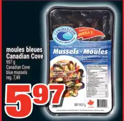 Super C moules bleues Canadian Cove | CanadianCove blue mussels offer