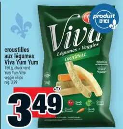 Super C croustilles aux légumes Viva Yum Yum | YumYum Viva offer