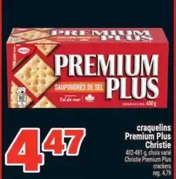 Super C craquelins PremiumPlus Christie | Christie PremiumPlus crackers offer