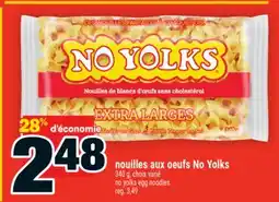Super C nouilles aux oeufs No Yolks | no yolks egg noodles offer