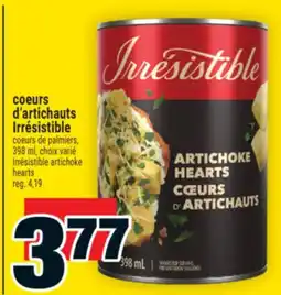 Super C coeurs d'artichauts Irrésistible | Irrésistible artichoke hearts offer