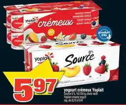 Super C yogourt crémeux Yoplait | Yoplait creamy yogurt offer