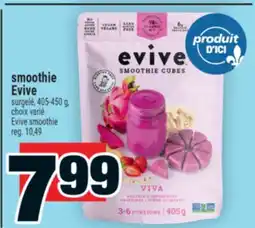 Super C smoothie Evive | choix varié Evive smoothie offer