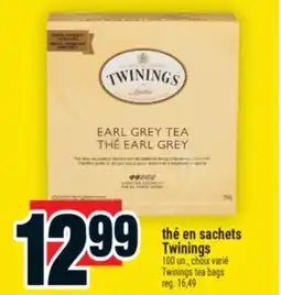 Super C thé en sachets Twinings | Twinings tea bags offer