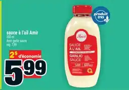 Super C sauce à l'ail Amir | Amir garlic sauce offer