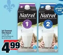 Super C lait finement filtré Natrel | Natrel fine-filtered milk offer