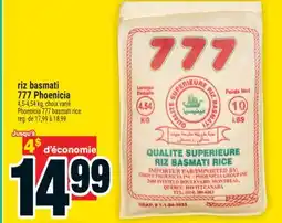 Super C riz basmati 777 Phoenicia | Phoenicia 777 basmati rice offer