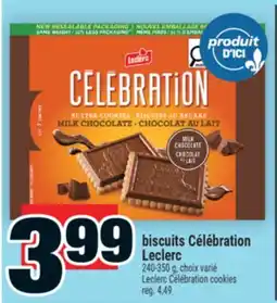 Super C biscuits Célébration Leclerc | Leclerc Célébration cookies offer