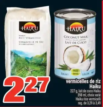 Super C Vermicelles de riz Haiku | Haiku rice vermicelli offer
