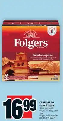 Super C capsules de café Folgers | Folgers coffee capsules offer