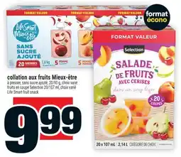 Super C collation aux fruits Mieux‑être | Life Smart fruit snack offer