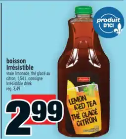 Super C boisson Irrésistible | Irrésistible drink offer
