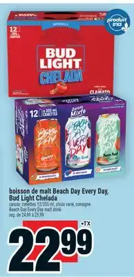 Super C boisson de malt BeachDayEveryDay, BudLight Chelada | BeachDayEveryDay malt drink offer