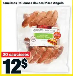 Super C saucisses italiennes douces Marc Angelo offer