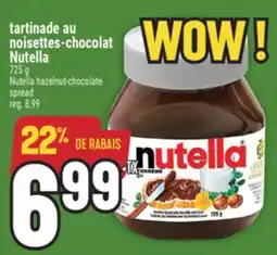 Marché Adonis tartinade au noisettes-chocolat Nutella | Nutella hazelnut-chocolate spread offer