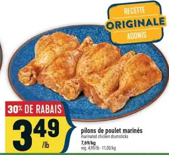 Marché Adonis pilons de poulet marinés | marinated chicken drumsticks offer