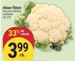 Marché Adonis choux-fleurs | cauliflower offer