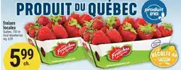 Marché Adonis fraises locales | local strawberries offer