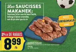 Marché Adonis SAUCISSES MAKANEK offer