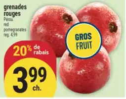 Marché Adonis grenades rouges | red pomegranates offer