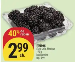 Marché Adonis mûres | blackberries offer