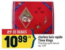 Marché Adonis charbon bois rapide Three Kings | Three Kings quick charcoal offer