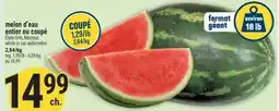 Marché Adonis melon d'eau entier ou coupé | whole or cut watermelon offer