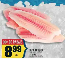 Marché Adonis filets de tilapia | fresh tilapia fish fillet offer
