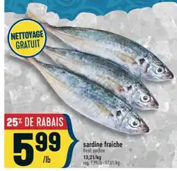 Marché Adonis fresh sardine offer