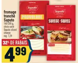 Marché Adonis fromage tranché Saputo | Saputo sliced cheese offer