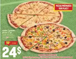 Marché Adonis combo 2 grandes pizzas 17 po | pepperoni ou toute garnie offer