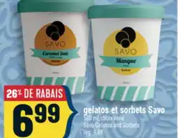 Marché Adonis gelatos et sorbets Savo | Savo Gelatos and Sorbets offer