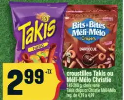 Marché Adonis croustilles Takis ou Méli-Mélo Christie | Takis chips or Christie Méli-Mélo offer
