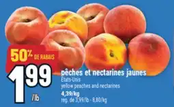 Marché Adonis PÊCHES ET NECTARINES JAUNES | YELLOW PEACHES AND NECTARINES offer