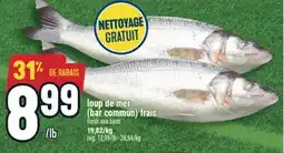 Marché Adonis LOUP DE MER (BAR COMMUN) FRAIS | FRESH SEA BASS offer