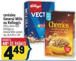 Marché Adonis CERÉALES GENERAL MILLS OU KELLOGG'S | KELLOGG'S OR GENERAL MILLS CEREALS offer
