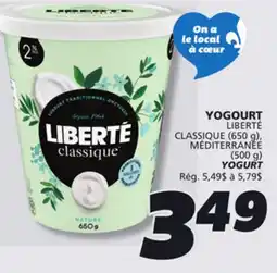 IGA LIBERTÉ CLASSIQUE YOGURT offer