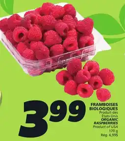IGA ORGANIC RASPBERRIES offer