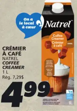 IGA NATREL COFFEE CREAMER offer
